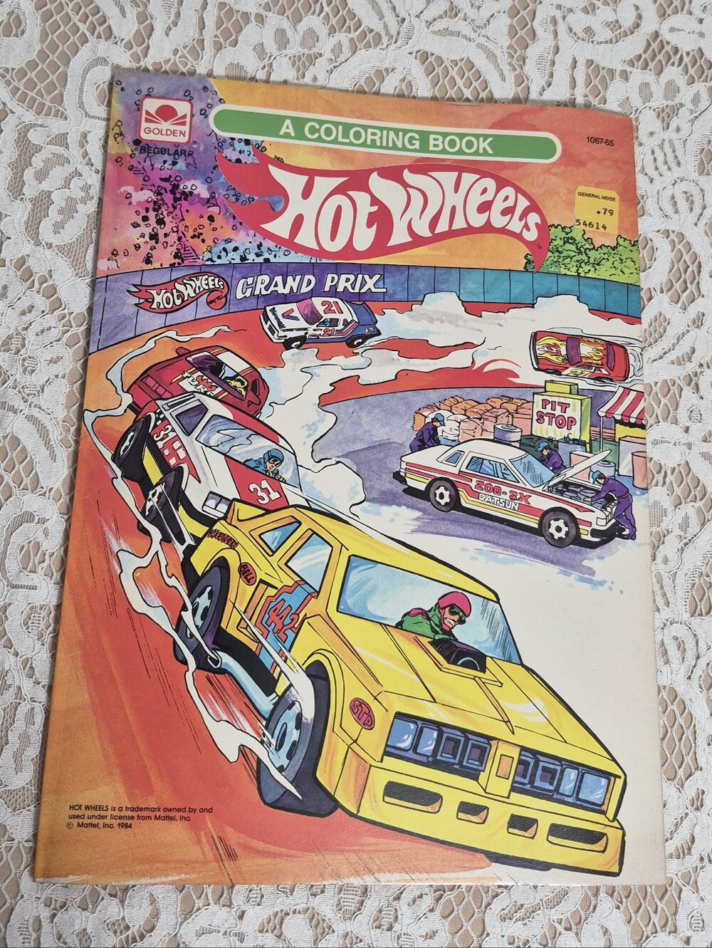 1984 Hot Wheels Coloring Book